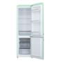 electriQ 244 Litre 60/40 Retro Freestanding Fridge Freezer - Mint Green
