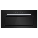 eiQ60CANGBL electriqQ 60cm Glass Canopy Cooker Hood with Gesture Controls - Black