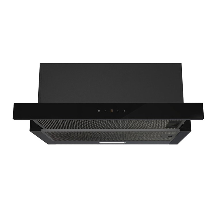 electriQ 60cm Telescopic Hood – Black