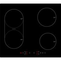 Refurbished electriQ eiQ60INDBRIDGE 60cm 4 Zone Induction Hob with Bridge Zone Black
