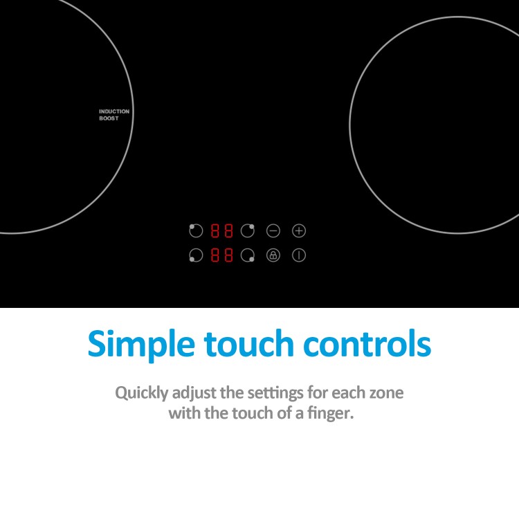 electriQ 60cm 4 Zone Induction Hob