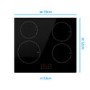 electriQ 60cm 4 Zone Induction Hob