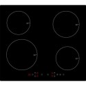 A1/eiQ60INDTP Refurbished electriQ eiQ60INDTP 60cm 4 Zone Touch Control Induction Hob