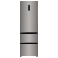 electriQ 401 Litre 60/40 Freestanding Fridge Freezer – Stainless Steel