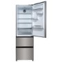 electriQ 401 Litre 60/40 Freestanding Fridge Freezer – Stainless Steel