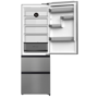 electriQ 401 Litre 60/40 Freestanding Fridge Freezer – Stainless Steel