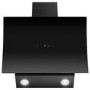 Refurbished electriQ eiQ60TOUCHACURVBL 60cm Curved Angled Hood with Touch Control Black