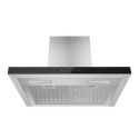 eiQ60TOUCHSLIMA electriQ 60cm Slimline Chimney Cooker Hood - Stainless Steel