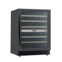 eiQ60WINEBG electriQ 46 Bottle Capacity Full Range Dual Zone Wine Cooler - Black