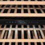 electriQ 46 Bottle Capacity Full Range Dual Zone Wine Cooler - Premium Dark Stainless Steel