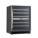 eiQ60WINESS electriQ 46 Bottle Capacity Full Range Dual Zone Wine Cooler - Stainless Steel