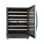 Refurbished electriQ eiQ60WINESS Freestanding 46 Bottle Full Range Dual Zone Wine Cooler Stainless Steel
