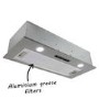 electriQ 70cm Canopy Cooker Hood Kitchen Extractor Fan in Silver - 5 Year warranty