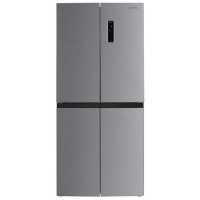 Refurbished electriQ eiQ804DFF 466 Litre Frost Free American Fridge Freezer Stainless Steel