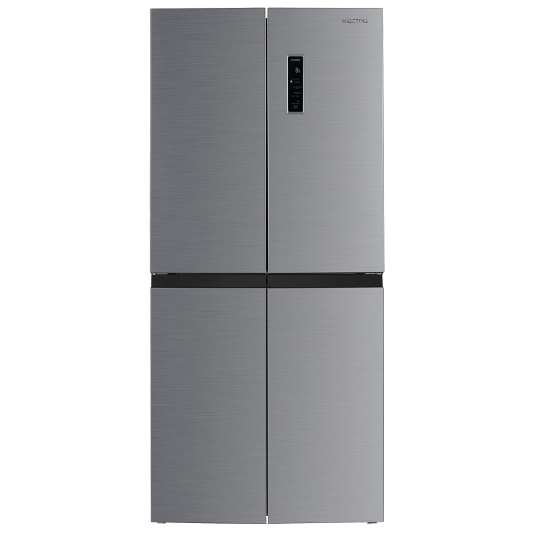 Refurbished electriQ eiQ804DFF 466 Litre Frost Free American Fridge Freezer Stainless Steel