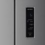 electriQ 466 Litre Four Door American Fridge Freezer - Stainless Steel