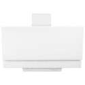 A1/eiQ80ANBEWH Refurbished electriQ eiQ80ANBEWH 80cm Angled Cooker Hood White Glass