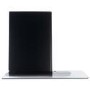 electriQ 75cm Curved Glass Chimney Cooker Hood - Black
