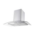 A1/eiQ80CURVSCTM Refurbished electriQ eiQ80CURVSCTM 75cm Curved Glass Chimney Cooker Hood Stainless Steel