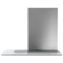 electriQ 80cm Curved Glass Chimney Cooker Hood - Stainless Steel