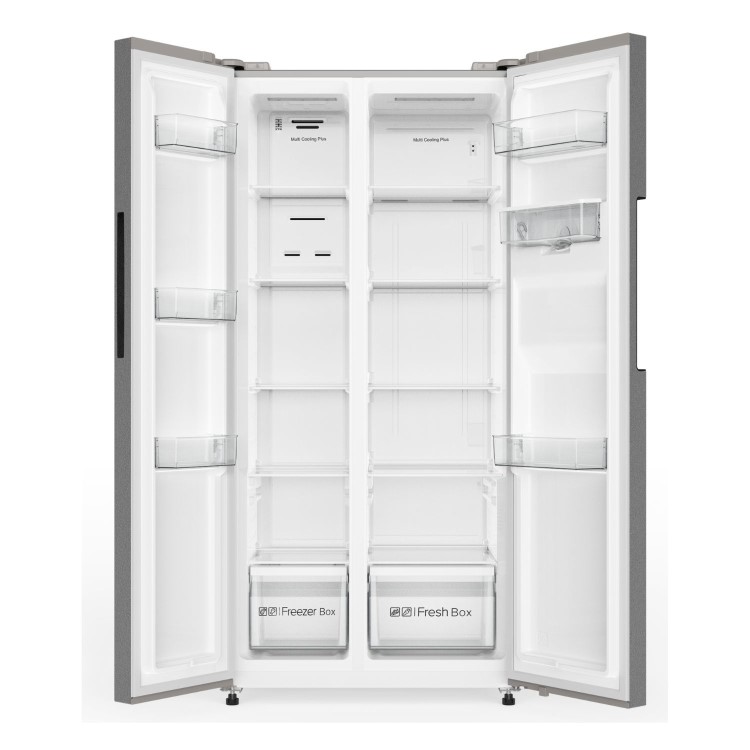 electriQ 444 Litre Side-By-Side American Fridge Freezer with Water Dispenser