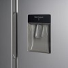 electriQ 430 Litre Side-By-Side American Fridge Freezer - Silver