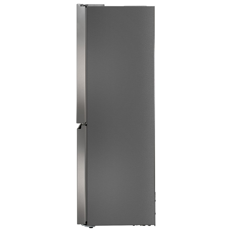 Refurbished electriQ 415 Litre Four Door American Fridge Freezer with Water Dispenser - Stainless Steel