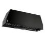 electriQ 85cm Canopy Cooker Hood with Baffle Filters - Black