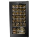 eiQ88FSWINE electriQ 28 Bottle Capacity Freestanding Wine Cooler -  Black