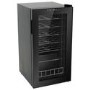 electriQ 28 Bottle Capacity Freestanding Wine Cooler -  Black