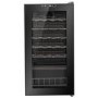 electriQ 28 Bottle Capacity Freestanding Wine Cooler -  Black