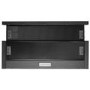 electriQ 90cm Telescopic Canopy Cooker Hood – Black
