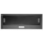 electriQ 90cm Telescopic Canopy Cooker Hood – Black