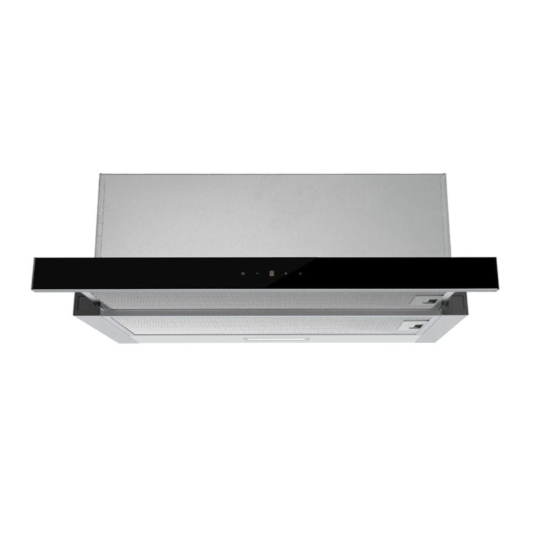 electriQ 90cm Telescopic Hood – Stainless Steel