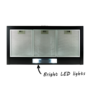 Refurbished electriQ eiQ90CHIMBLv2 90cm Traditional Chimney Cooker Hood Black