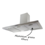 electriQ 90cm Traditional Chimney Cooker Hood - Stainless Steel