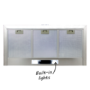 electriQ 90cm Traditional Chimney Cooker Hood - Stainless Steel