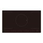 electriQ 90cm Induction Hob with 2 Flex Zones - Black