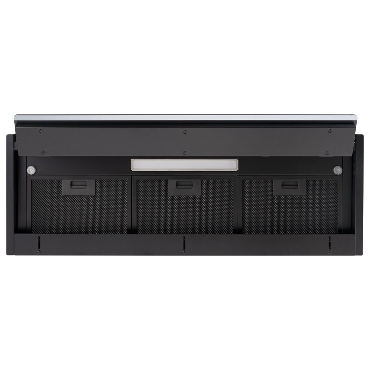 electriQ 90cm Integrated Cooker Hood with Gesture Control - Black