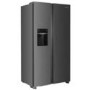 electriQ 513 Litre Side-by-Side American Fridge Freezer – Stainless Steel