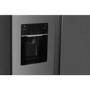 electriQ 513 Litre Side-by-Side American Fridge Freezer – Stainless Steel