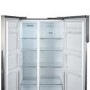electriQ 525 Litre Side-by-Side American Fridge Freezer - Stainless steel