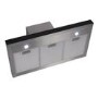 electriQ 90cm Stainless Steel Slimline Touch Control Cooker Hood A+++
