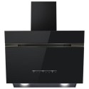 eiQAN60BSSHEV2 electriQ 60cm Super Silent Angled Cooker Hood - Black
