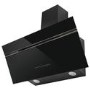 Refurbished electriQ eiQAN90BSSHEv2 90cm Super Silent Angled Cooker Hood Black