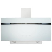electriQ 90cm Super Silent Angled Cooker Hood - White electriQ 90cm Super Silent Angled Cooker Hood - White