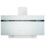 electriQ 90cm Super Silent Angled Cooker Hood - White