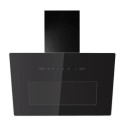 eiQANCK60TOUCHBL electriQ 60cm Angled Hood with Hob to Hood Connection - Black