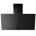 eiQANCK90TOUCHBL electriQ 90cm Angled Hood with Hob to Hood Connection - Black