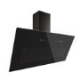 electriQ 90cm Angled Chimney Cooker Hood - Black